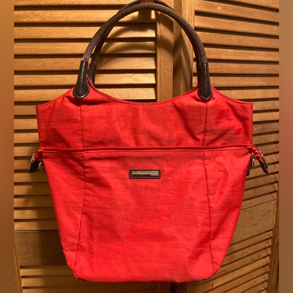 Marithé+François Girbaud Reddish Orange Shoulder Bag/Clutch